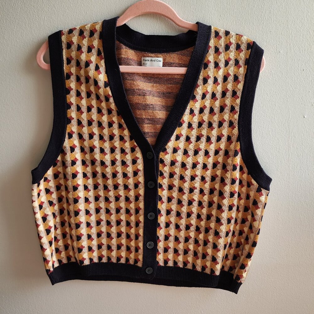Frank & Oak Vest, Size Large